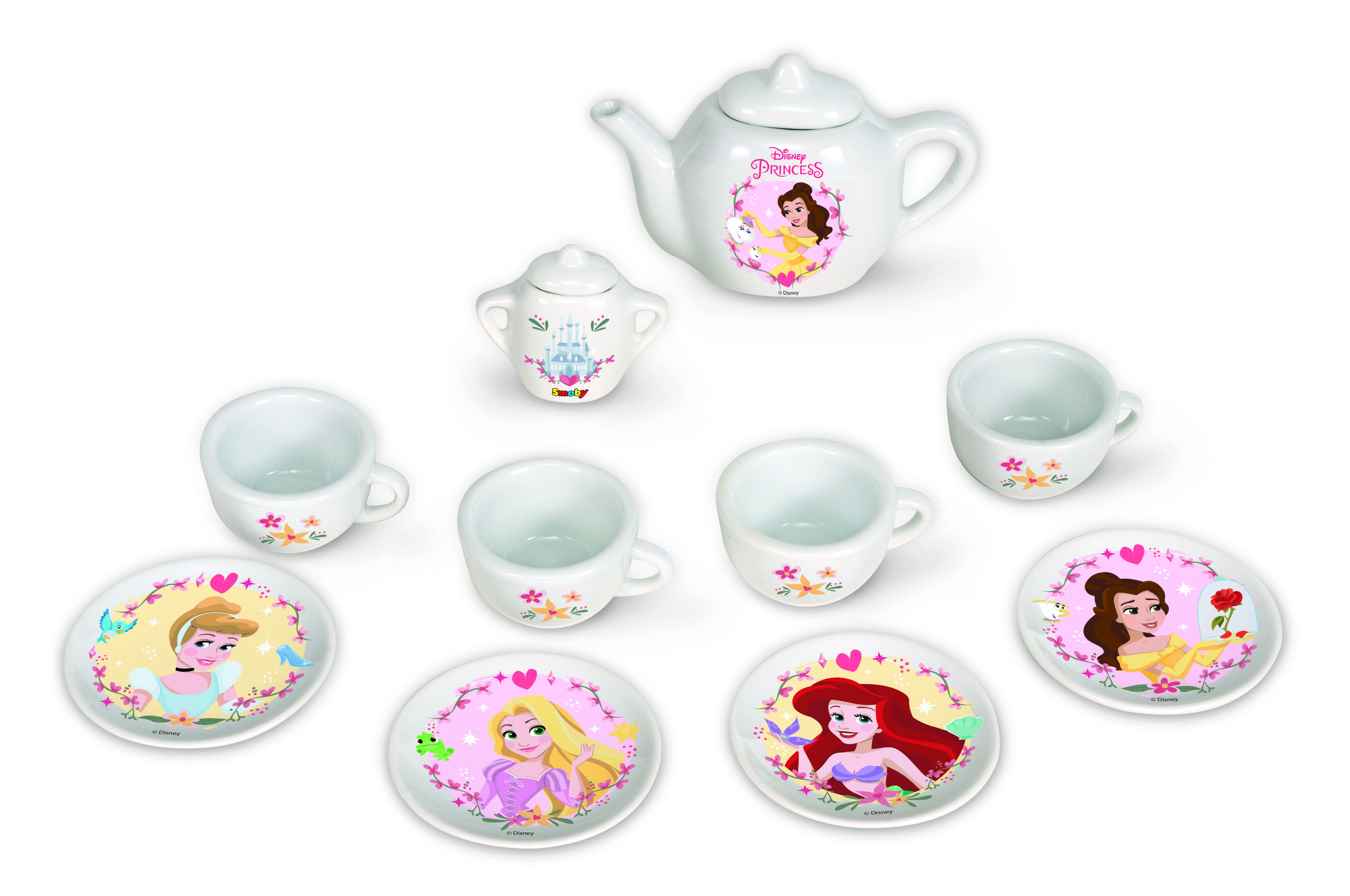 smoby disney princess tea set