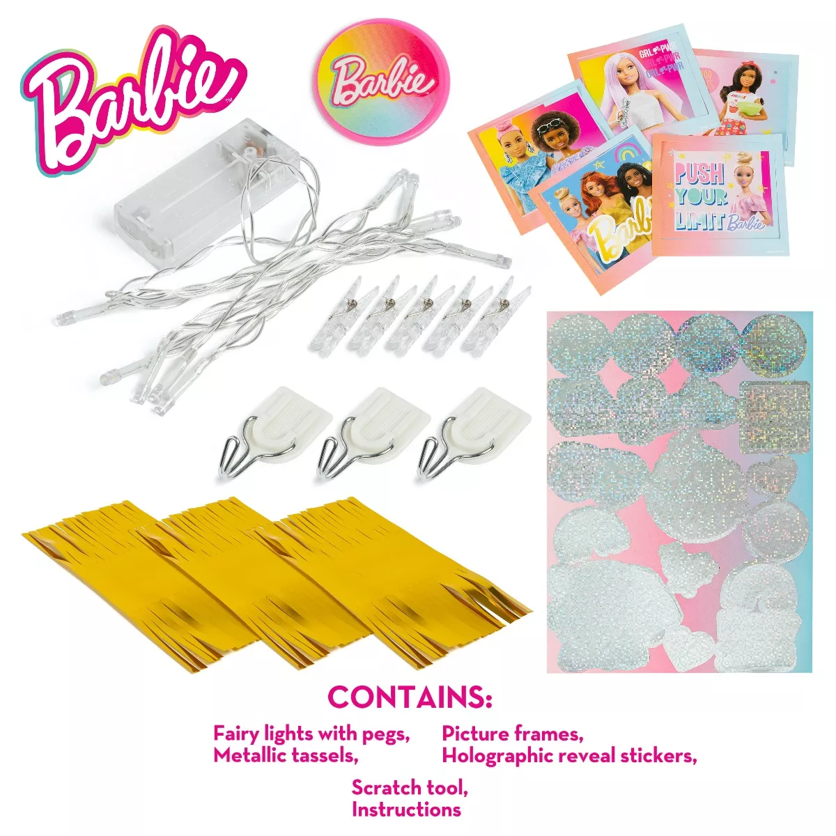 barbie foil reveal scrapbook set