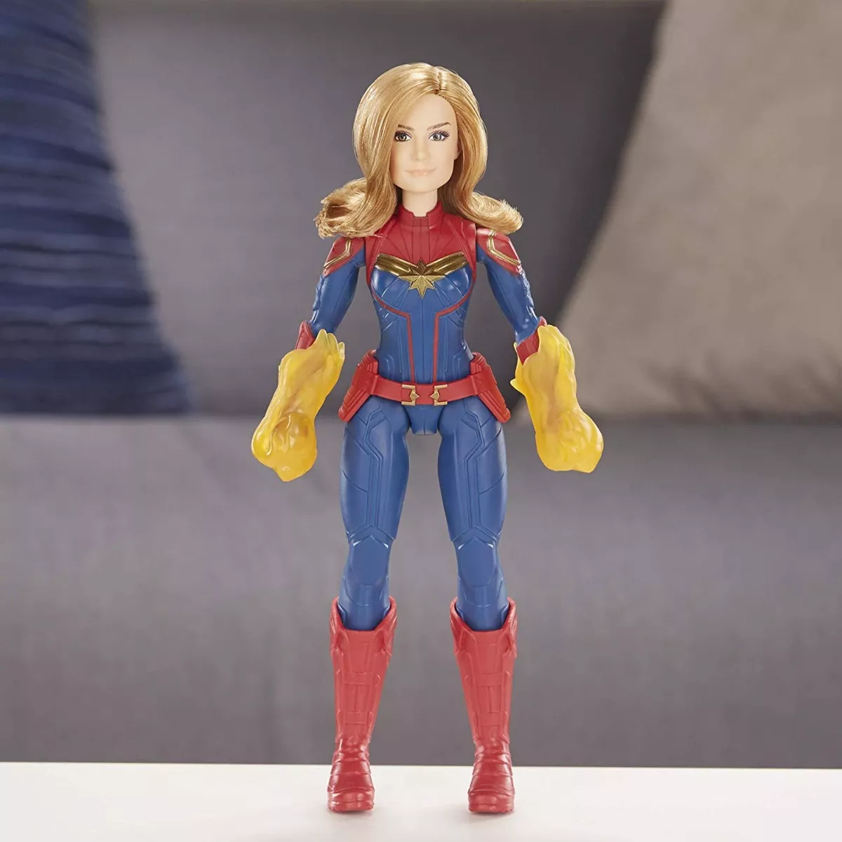 Buy Captain Marvel Movie Cosmic Captain Super Hero Doll Online | Yallatoys  Qatar
