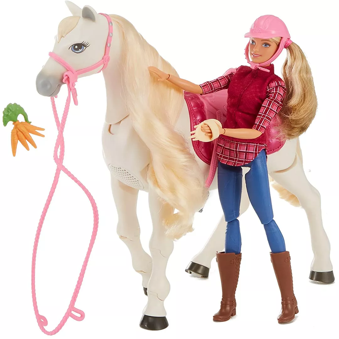 To Nine refrigerator cutter Buy Barbie Dream Horse With Doll Online | Yallatoys Qatar