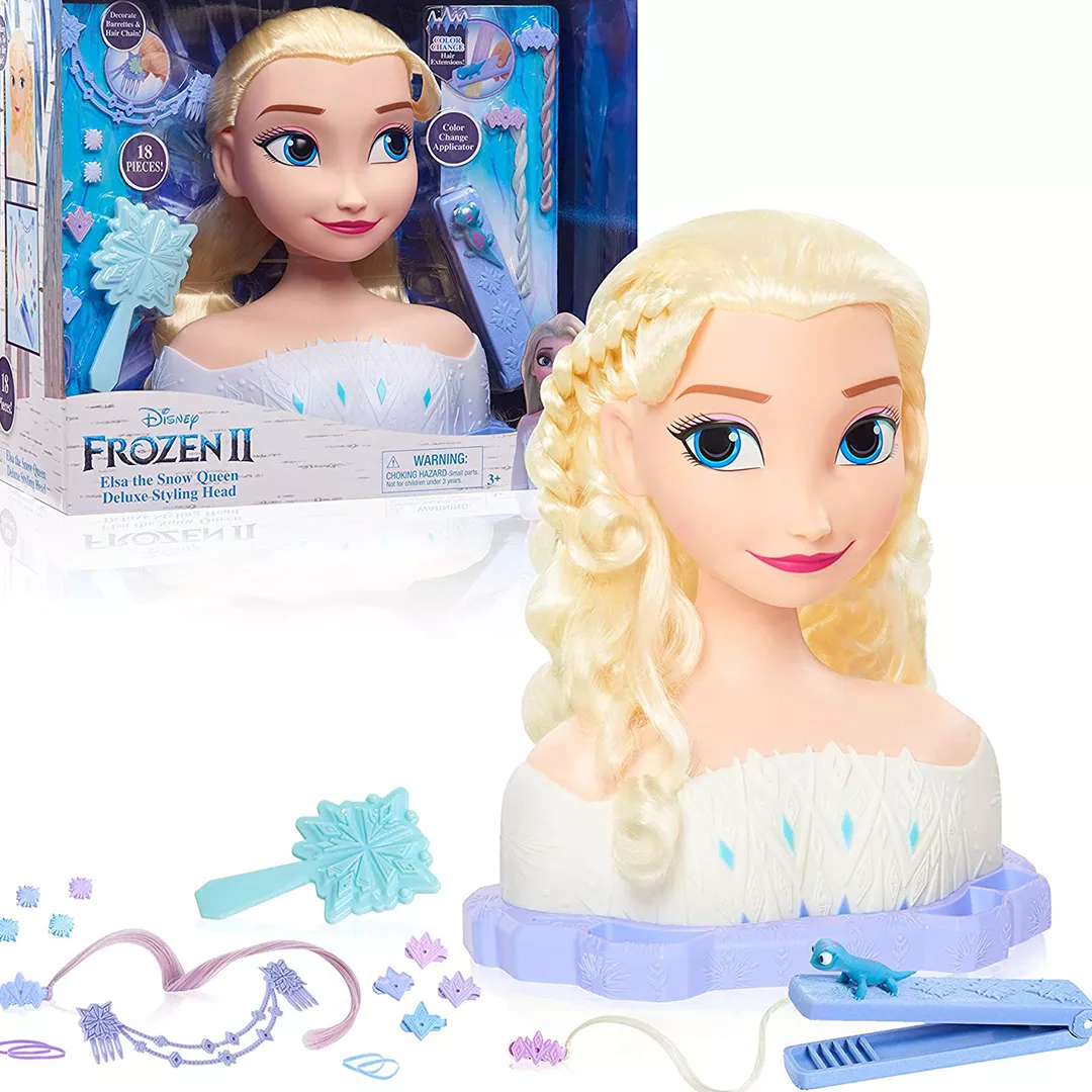Buy Disney Frozen 2 Deluxe Elsa Styling Head-JP-32796 Online | Yallatoys  Qatar