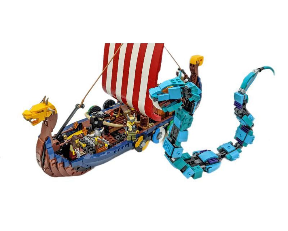 Creator Viking Ship and cheapest the Midgard Serpent 31132