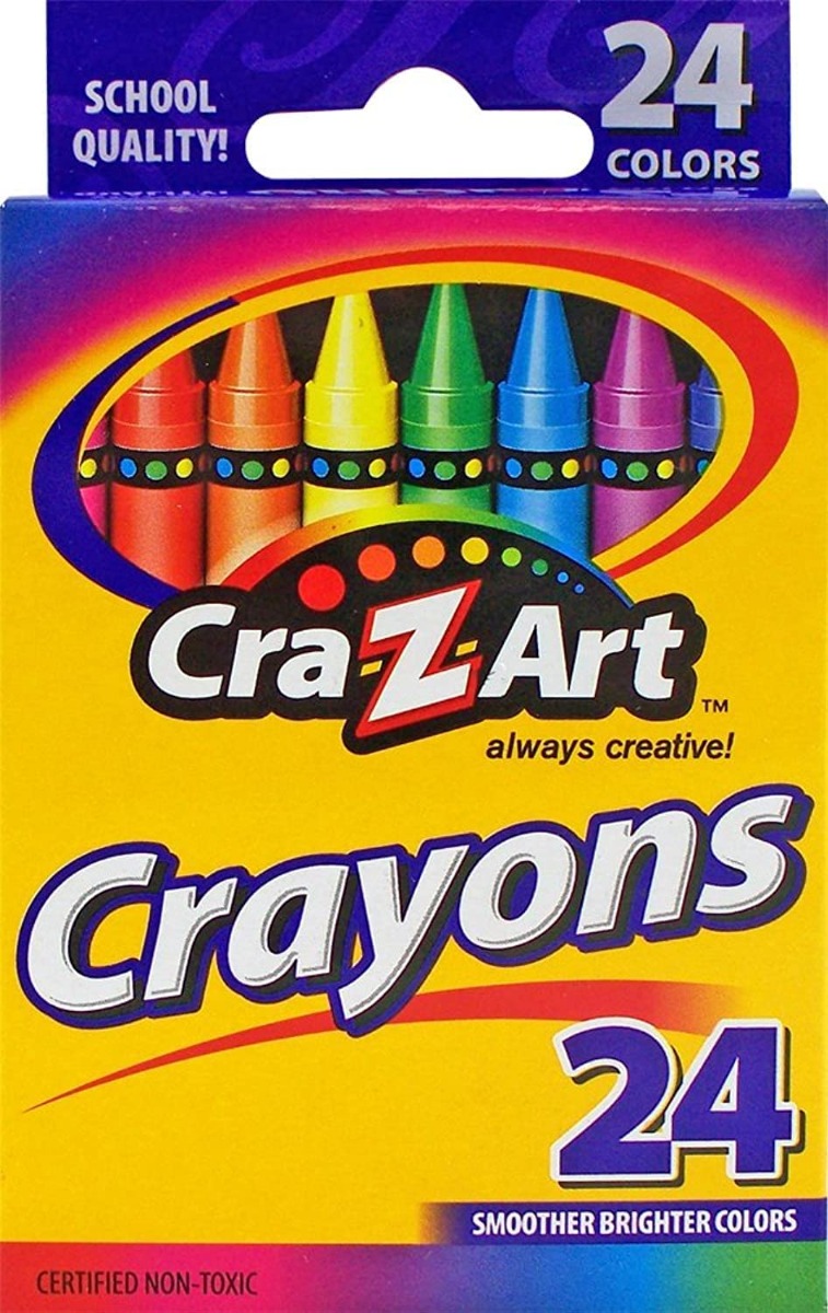 Buy Cra Z Art 24piece Crayons Peggable Box Online Yallatoys Qatar