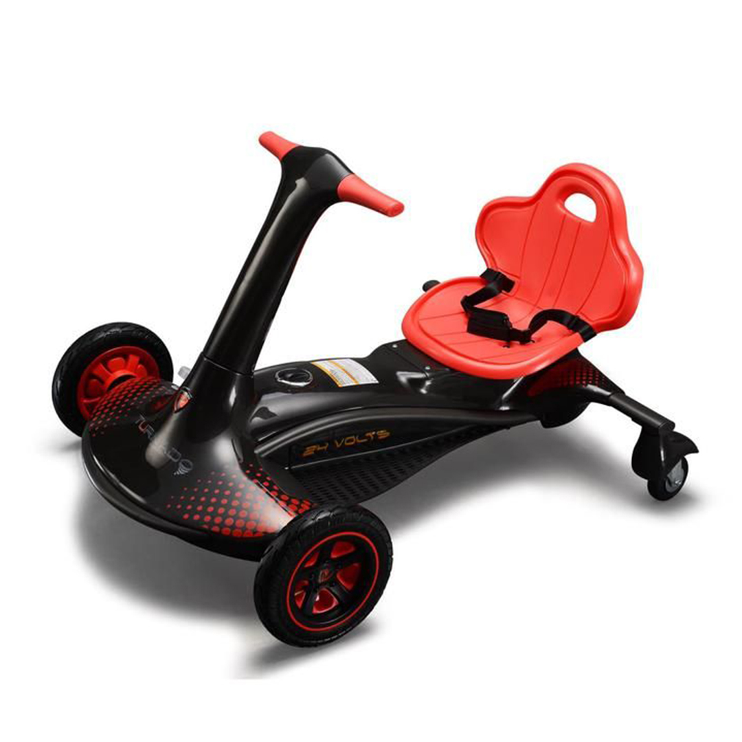 Buy Rollplay Turnado Drift Racer 24V Black Online | Yallatoys Qatar