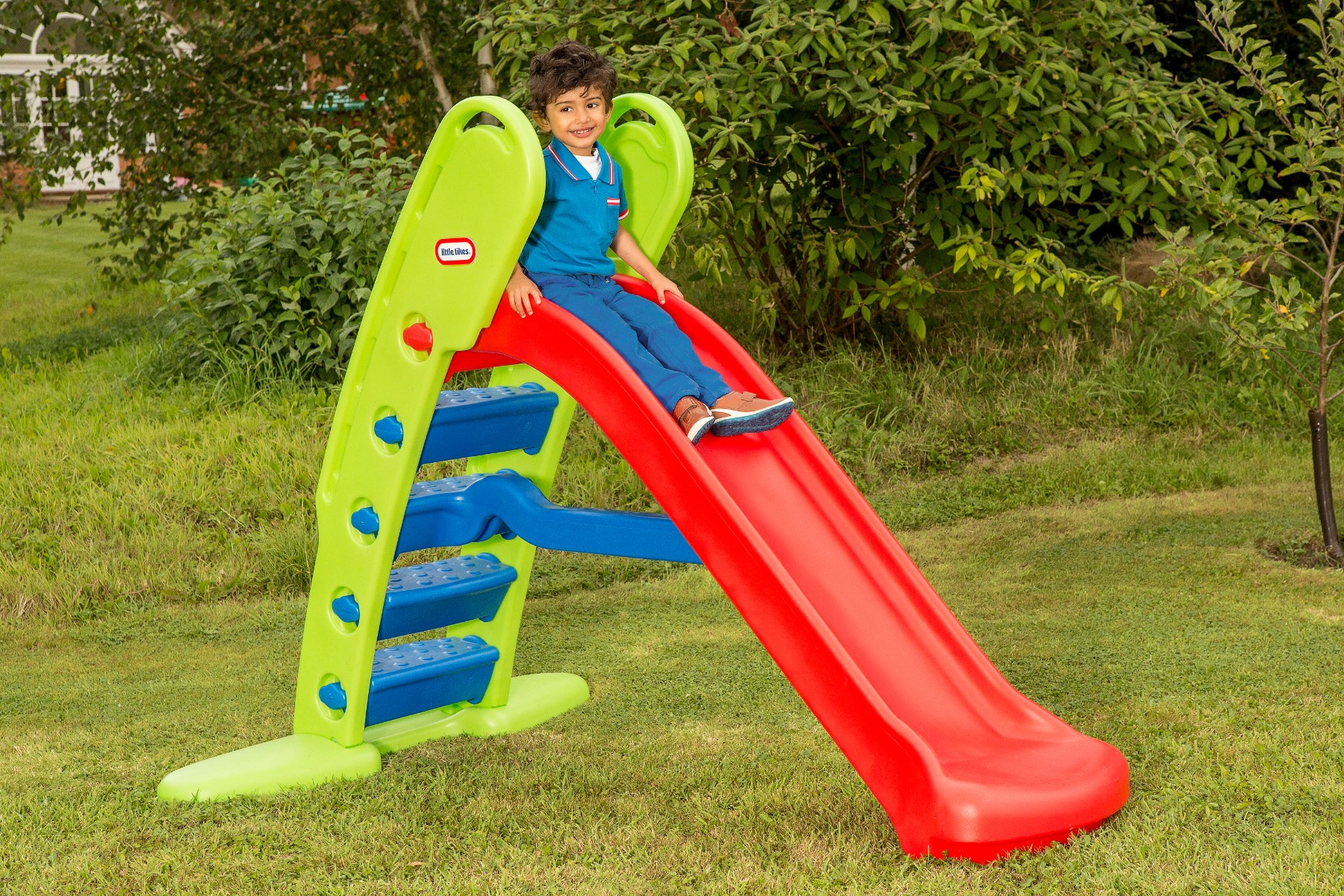 Buy Little Tikes Easy Store Giant Slide Primary Online Yallatoys Qatar