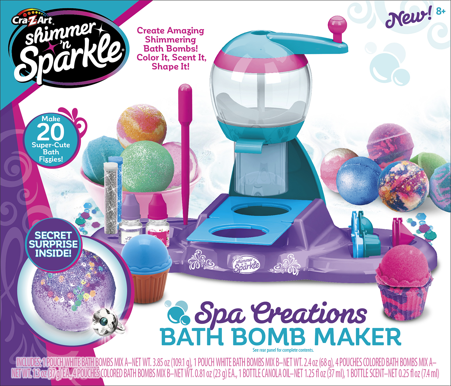 Shimmer N Sparkle Spa Creations Bath Bomb Maker