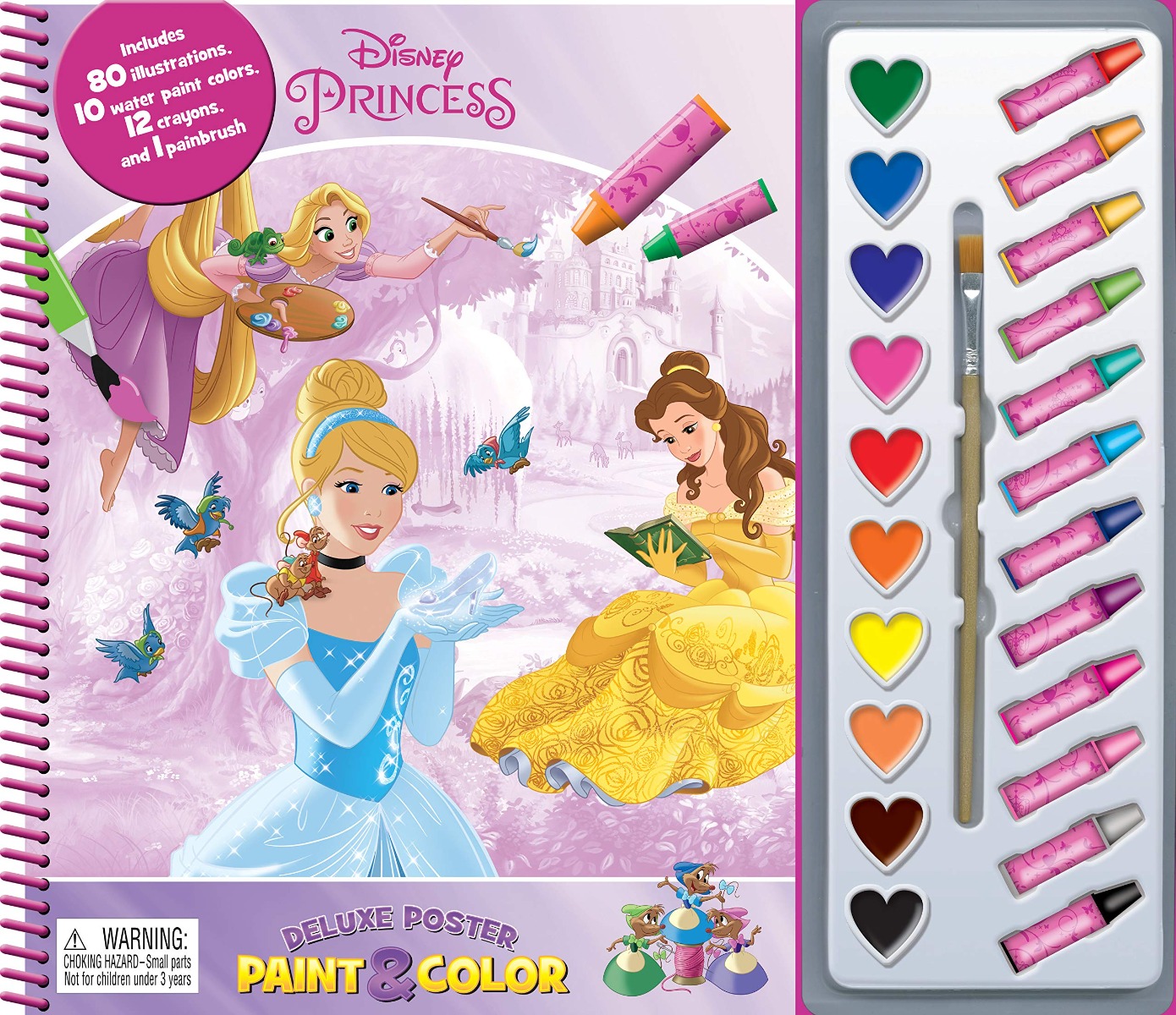 Buy Phidal Disney Princess Deluxe Poster Paint & Color Online