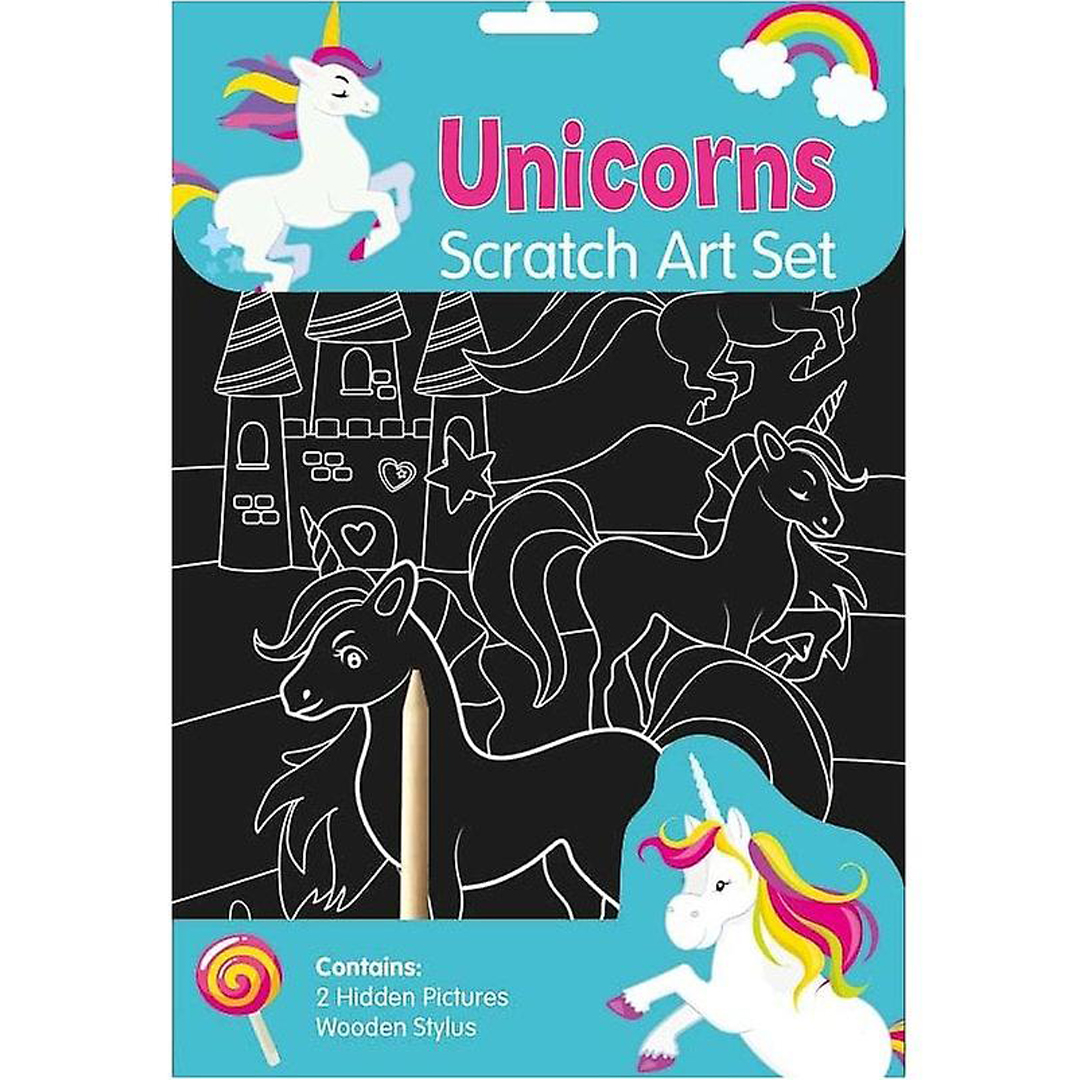 Buy Alligator Unicorn Scratch Art Set Online | Yallatoys Qatar