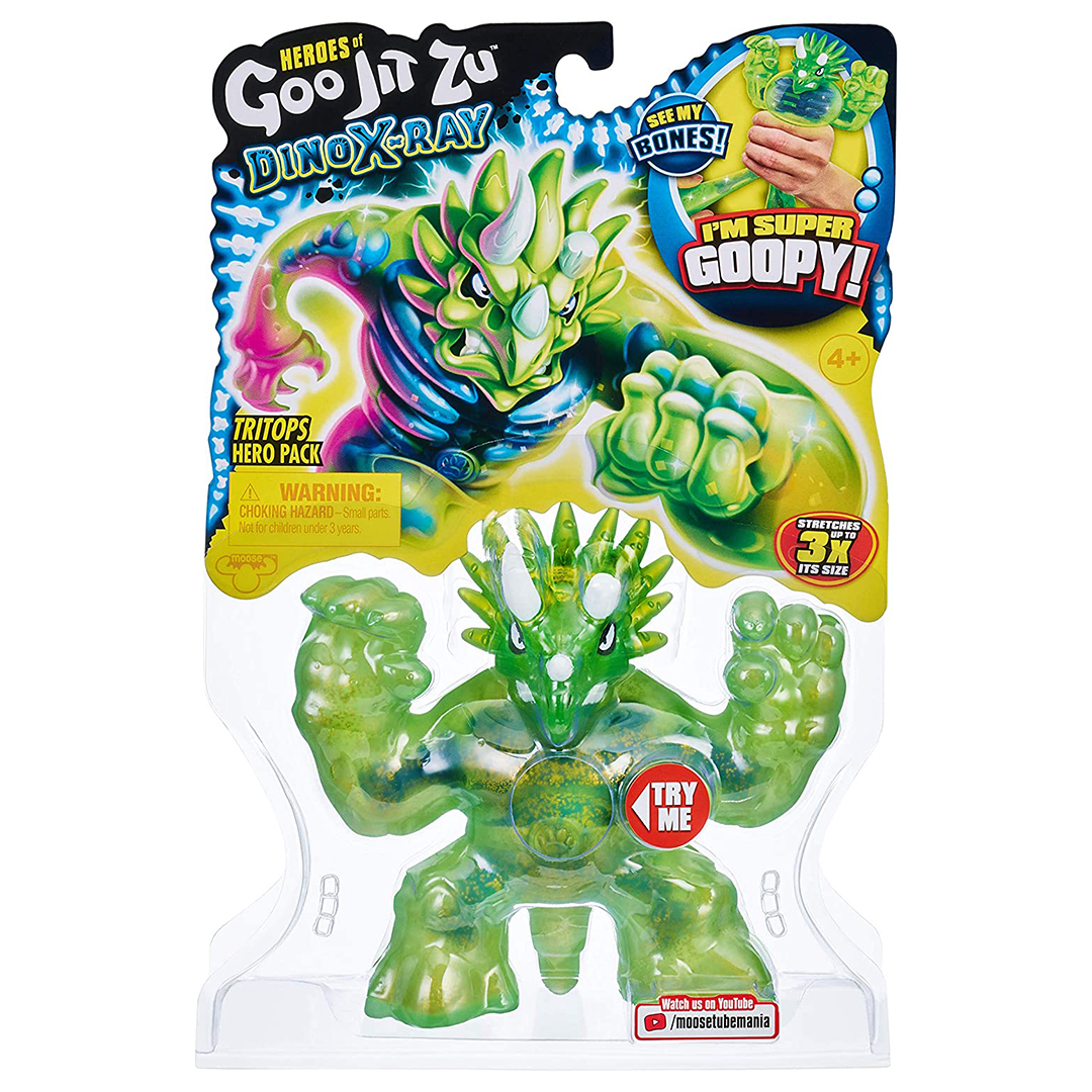 Buy Goo Jit Zoo Dino X-Ray Hero Pack Tritops The Triceratops Online ...