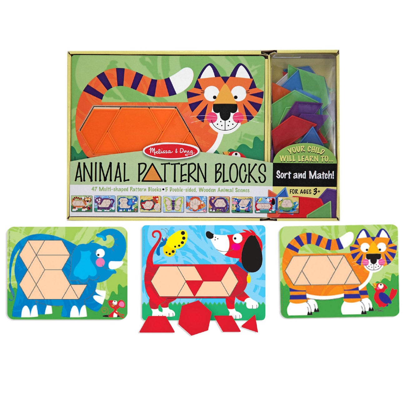 melissa and doug animal pattern blocks