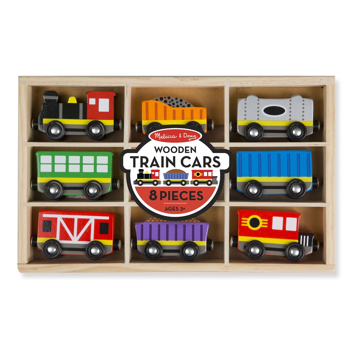 melissa and doug magnetic train cars