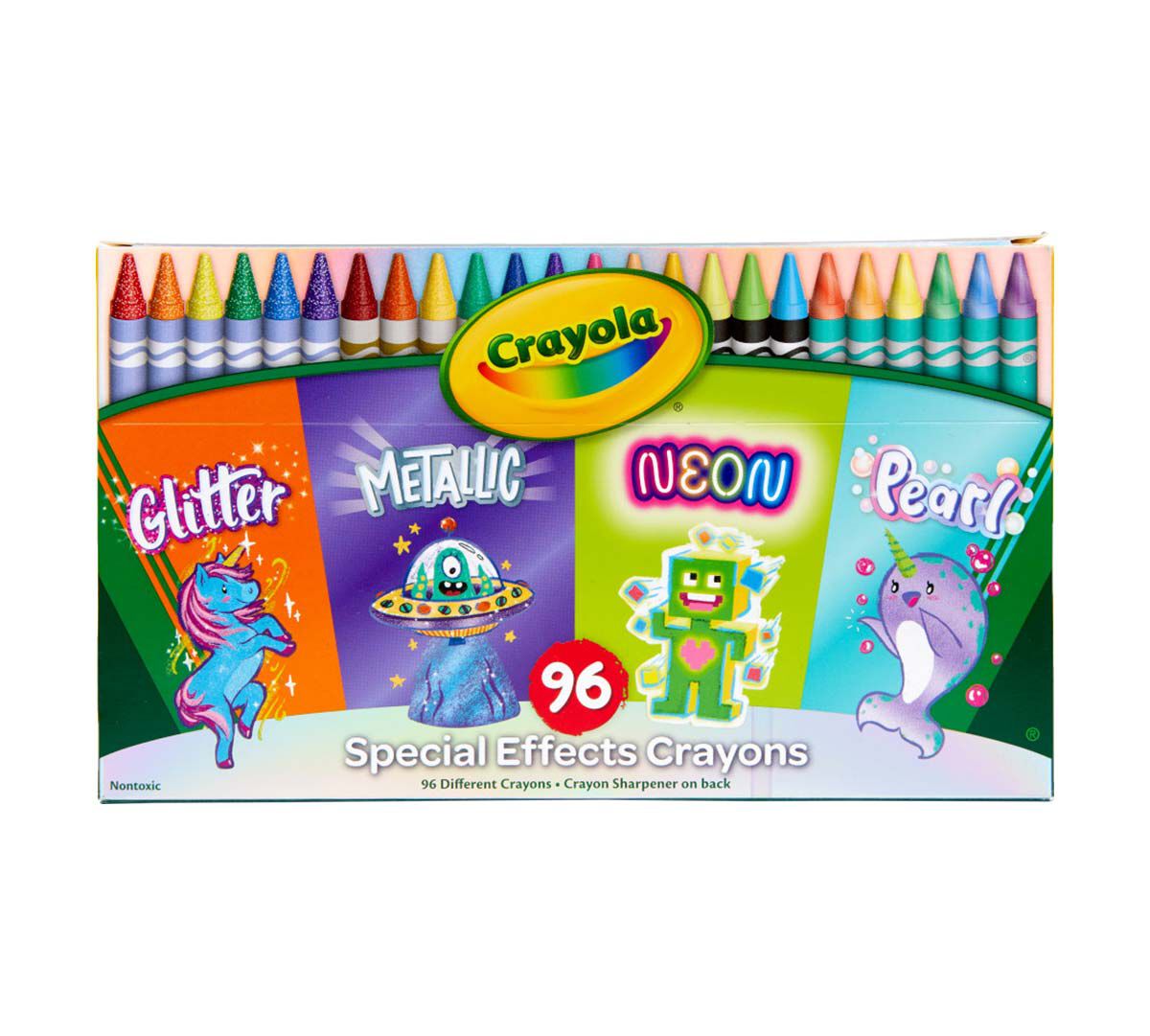 Buy Crayola Special Effects Crayon Set 96 Count Online Yallatoys Qatar