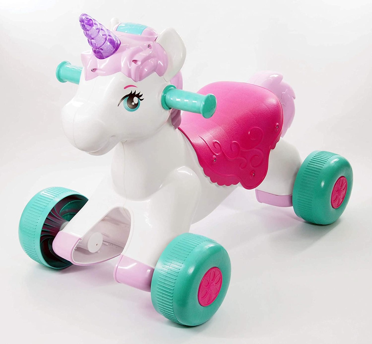 Buy Kiddieland Light N Sounds Magical Ride Along Unicorn Online Yallatoys Qatar