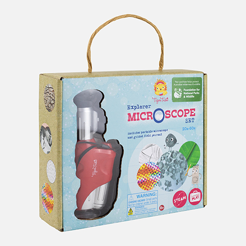 Buy Tiger Tribe Explorer Microscope Set Online | Yallatoys Qatar