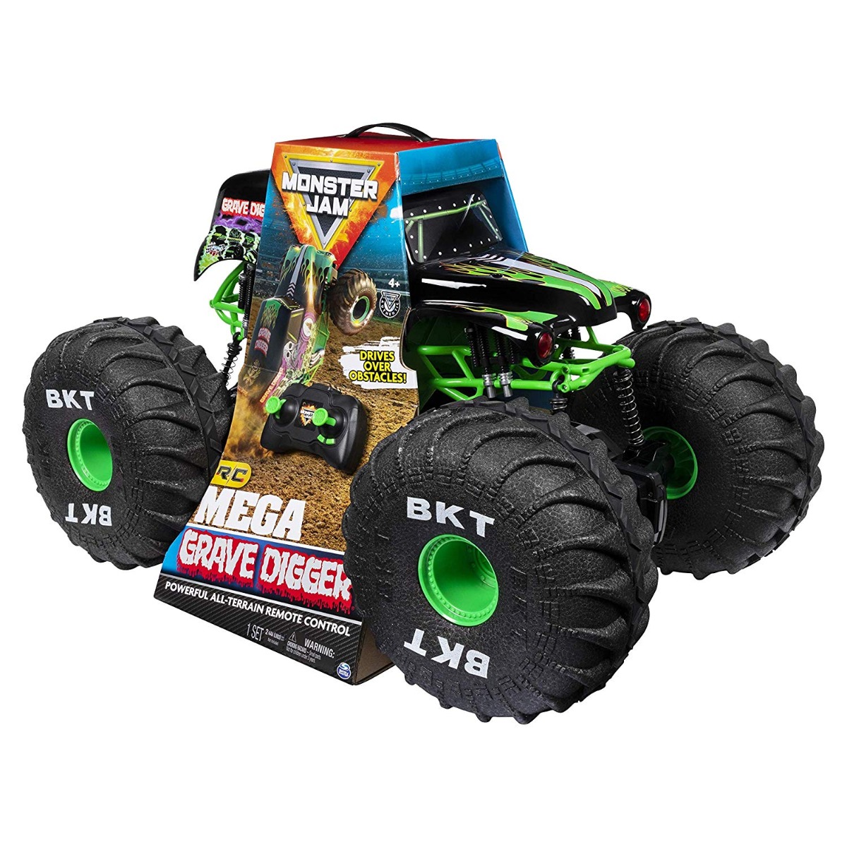 Buy Monster Jam, Official Mega Grave Digger All Terrain Remote Control ...