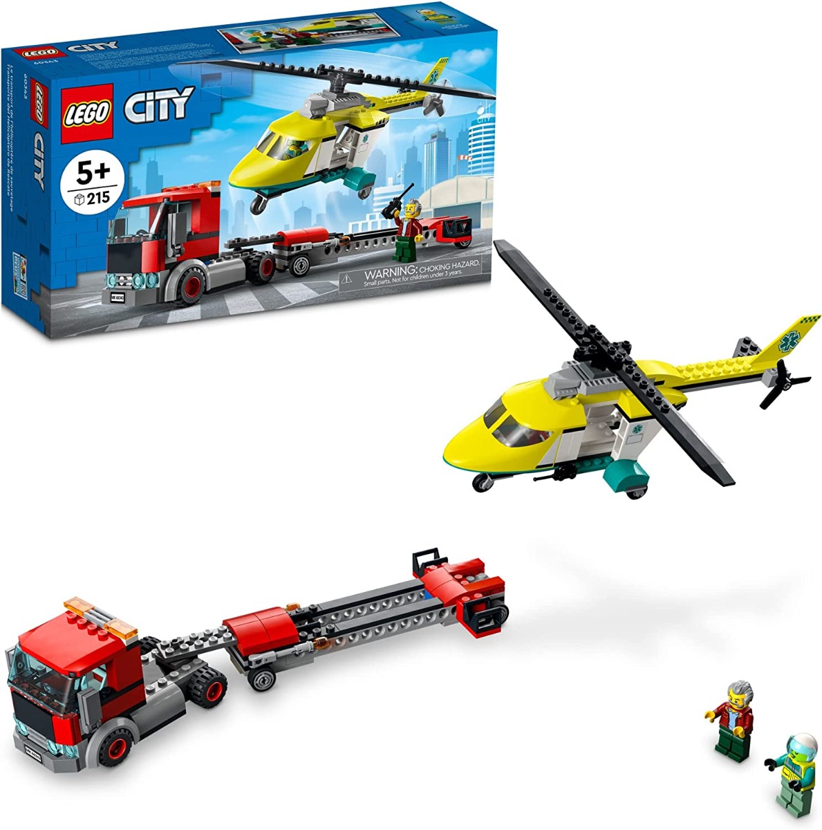 Buy Lego City Great Vehicles Rescue Helicopter Transport 60343 Building