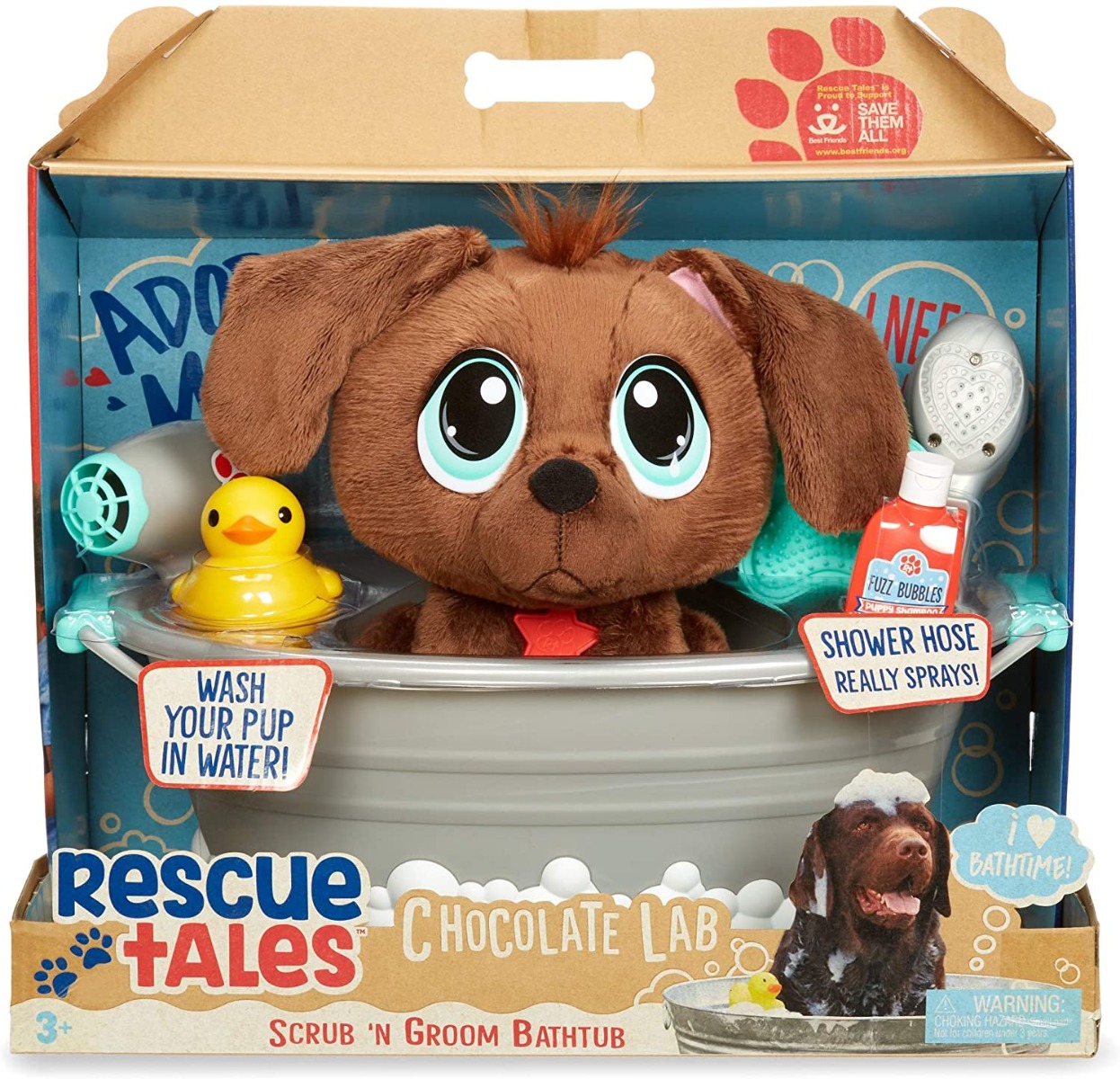 little tikes rescue tales scrub n groom