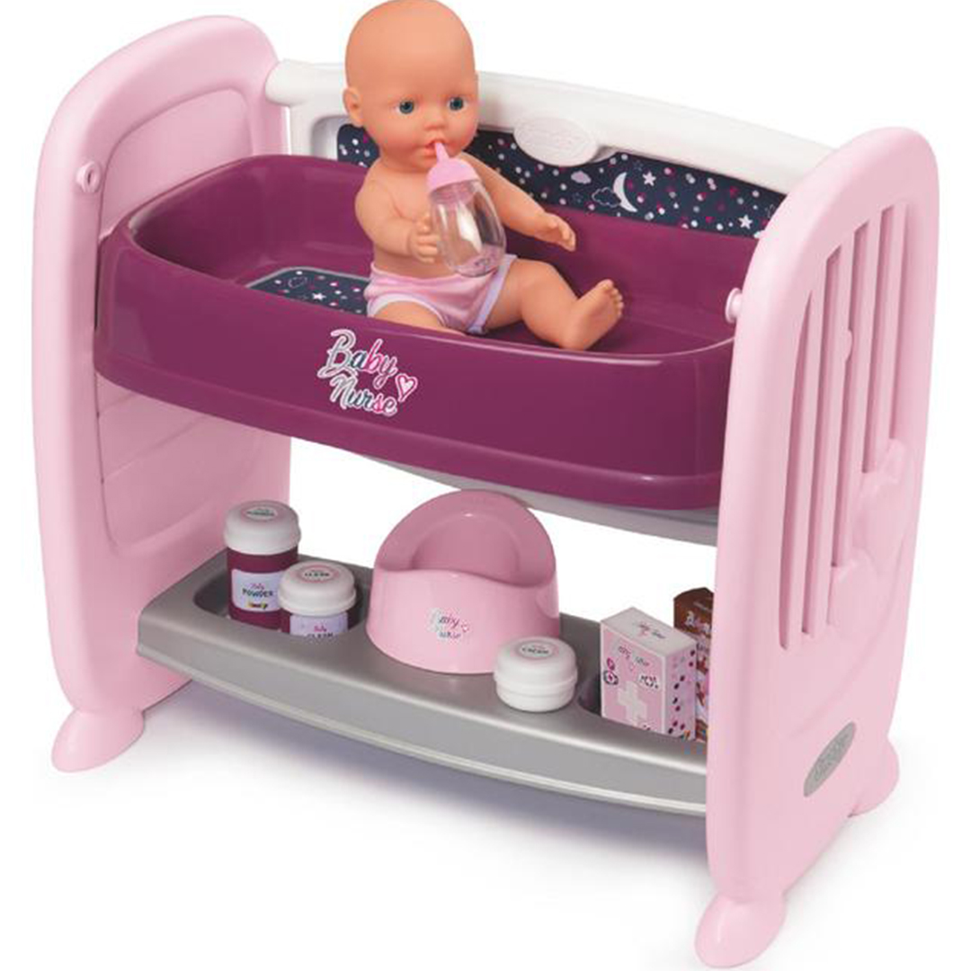 buy-smoby-baby-nurse-co-sleeping-bed-online-yallatoys-qatar