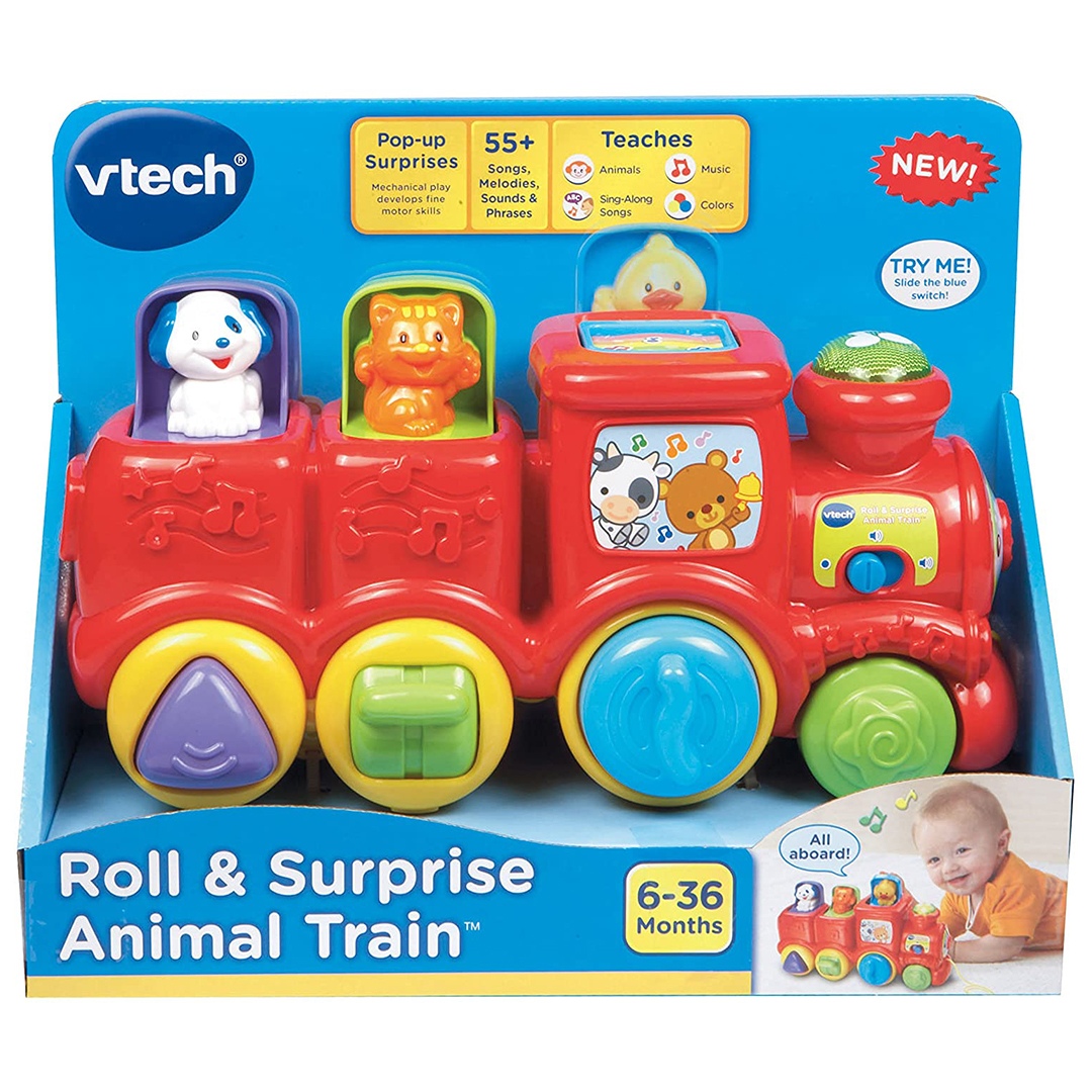 Buy VTech Roll & Surprise Animal Train Online | Yallatoys Qatar
