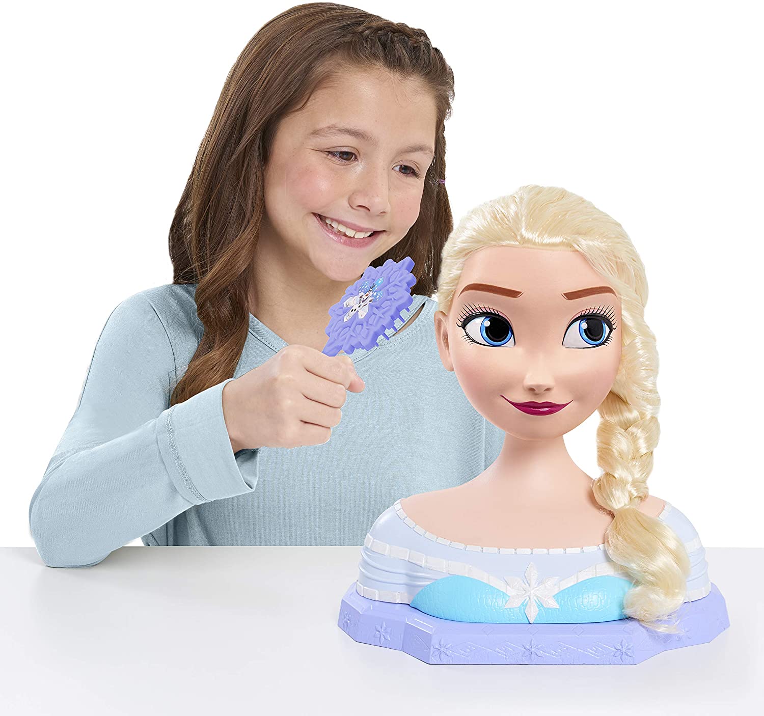 Buy Disney Frozen Deluxe Styling Head Elsa Online Yallatoys Qatar 