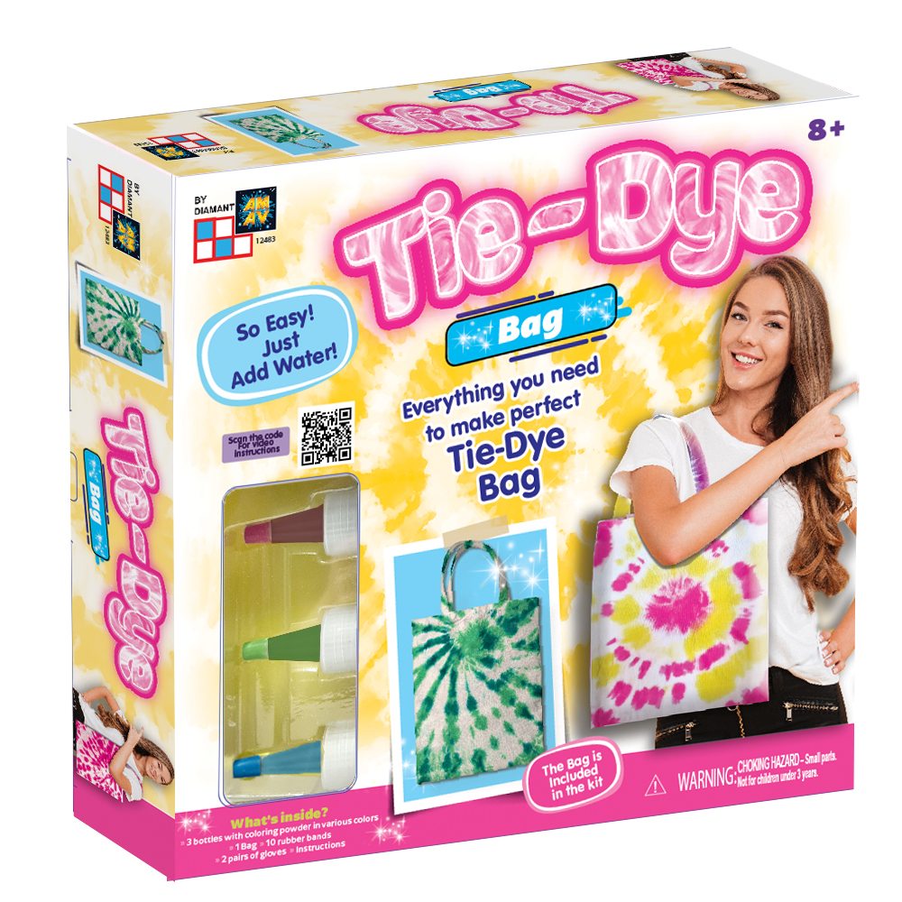 Buy Tie Dye Messenger Bag DIY Creation Kit with Bag Online Yallatoys
