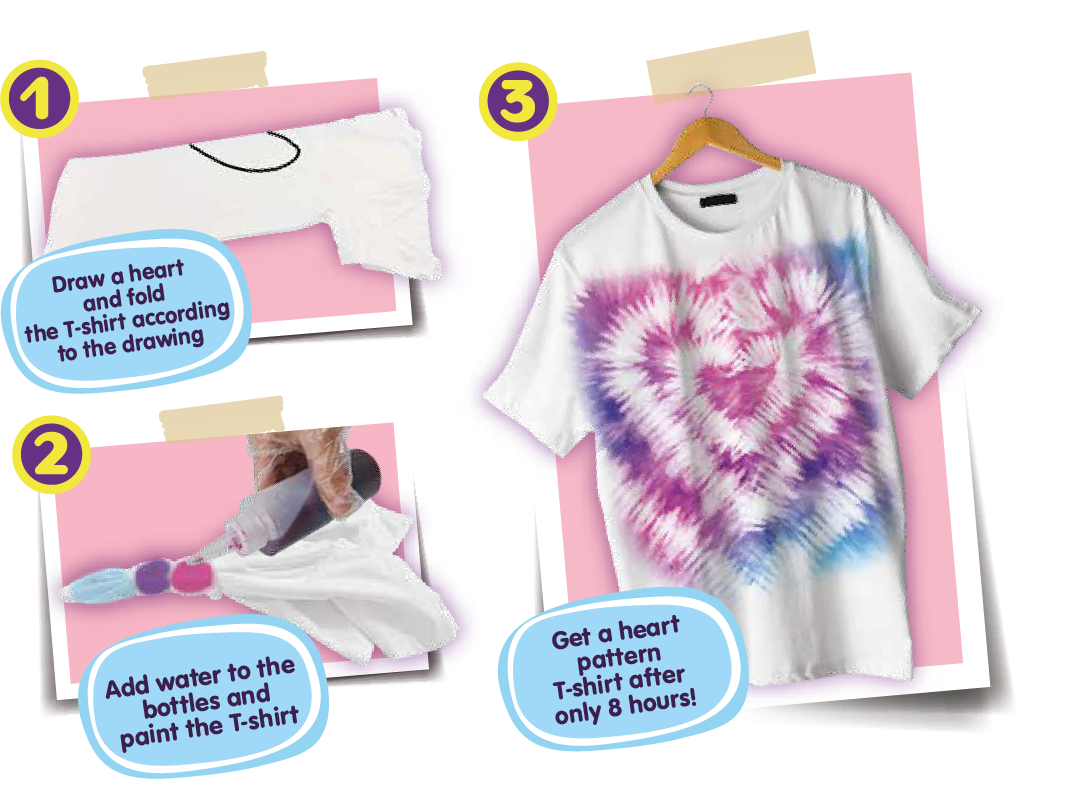 Buy Tie Dye Hearts Diy Creation Kit Online 