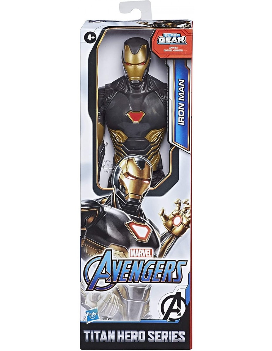 Buy Avengers Marvel Titan Hero Series Blast Gear Iron Man 12inch Action