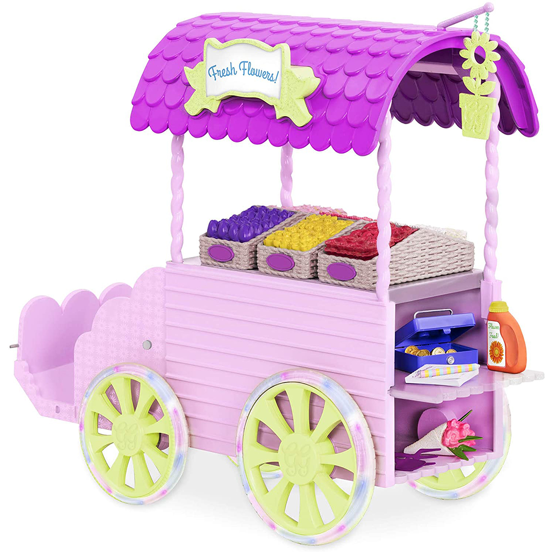Buy Glitter Girl Horse Drawn Flower Carriage Online Yallatoys Qatar