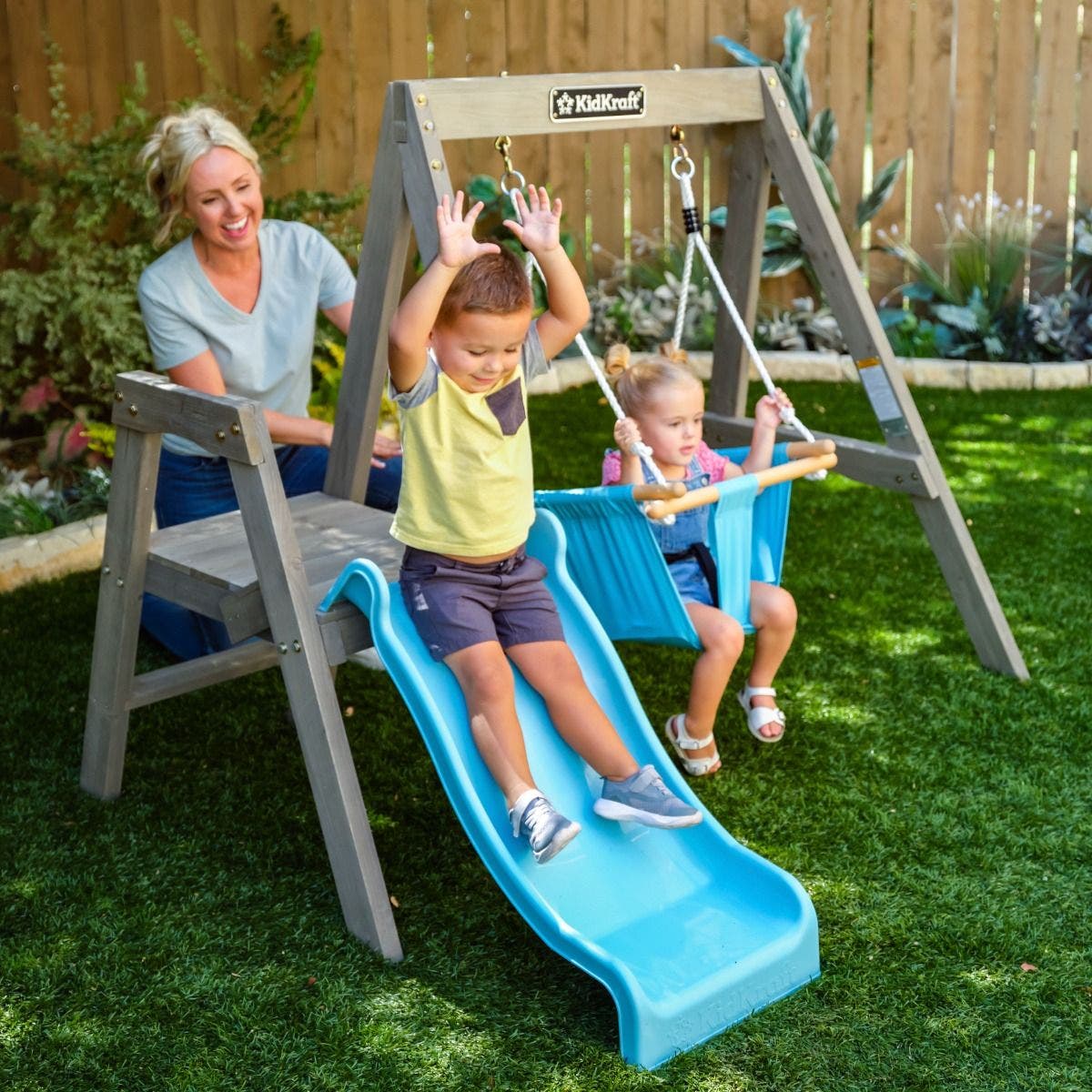 Buy Kidkraft First Play Wooden Swing Set Online Yallatoys Qatar