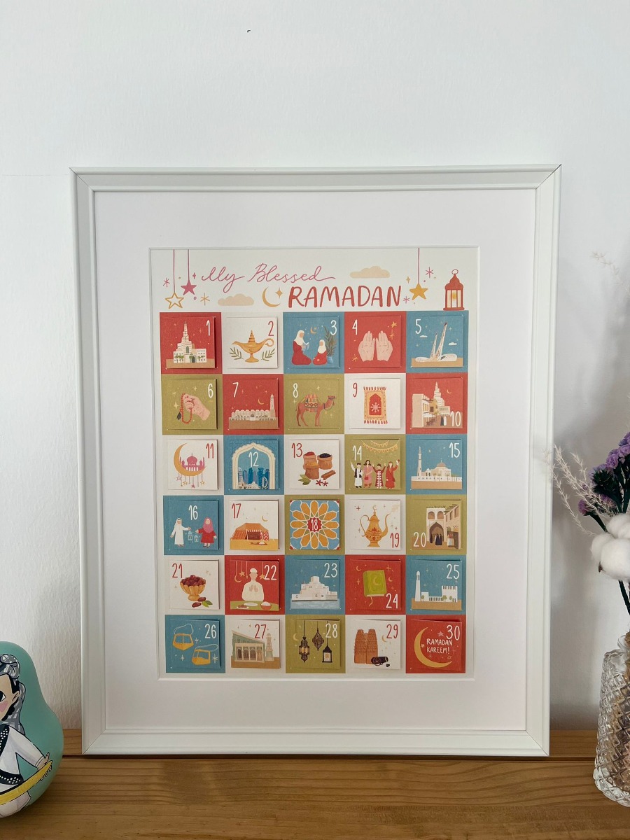 Buy Ramadan Advent Calendar Frame Online Yallatoys Qatar
