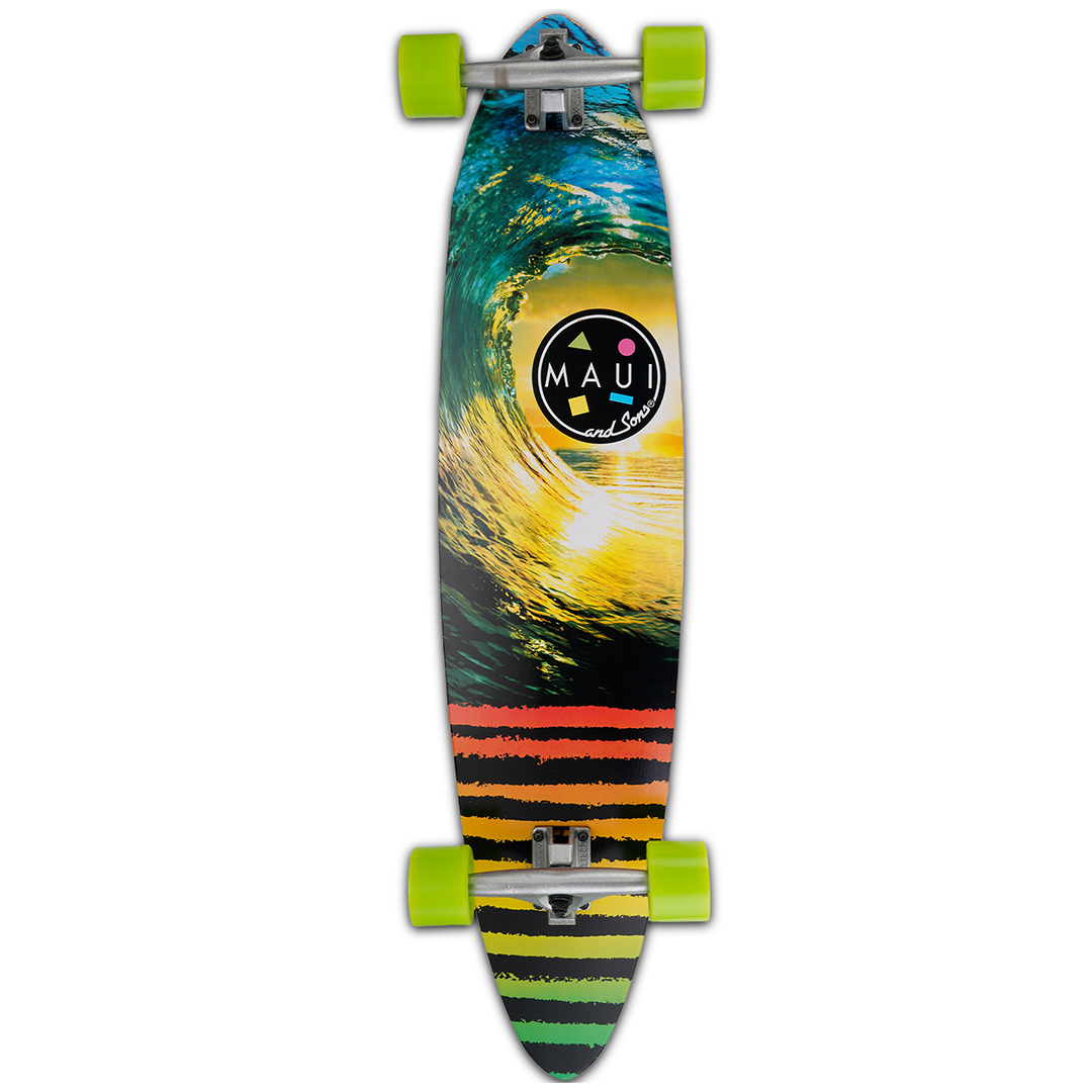 Buy Maui 30inch Cruiser Groove Coast Skateboard Online Yallatoys Qatar