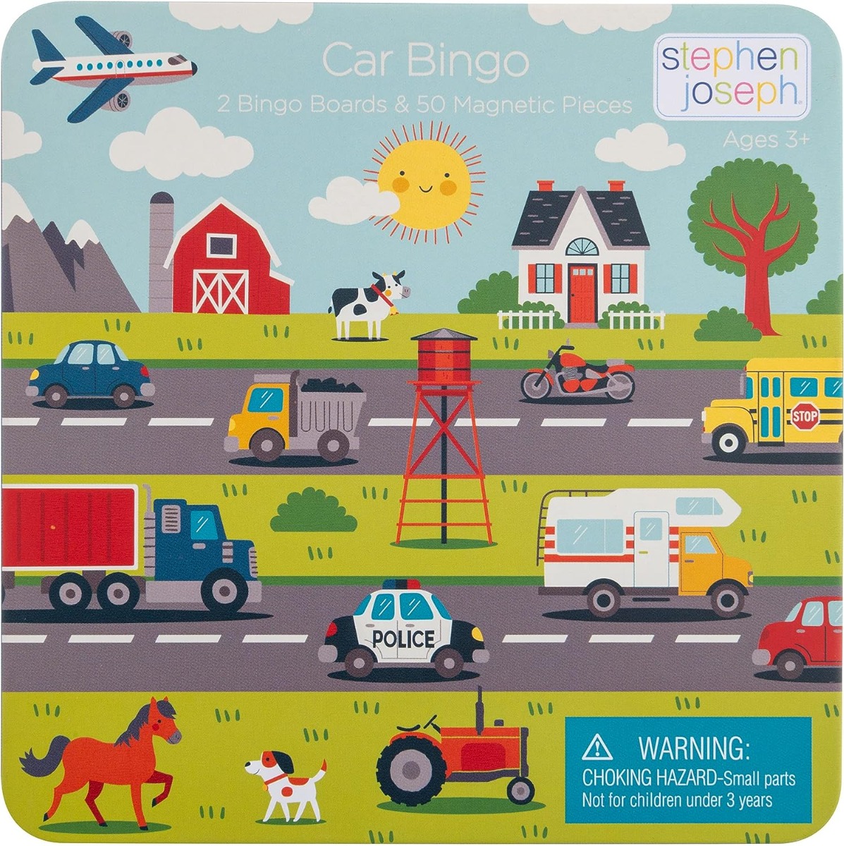 Buy Stephen Joseph Road Trip Car Bingo Travel Board Game Online Yallatoys Qatar