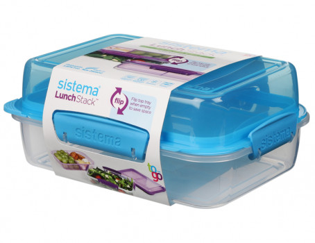 Sistema® To Go™ Stackable Square Lunch Box, 1 ct - Kroger