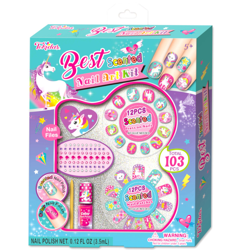 Buy Tokidas Best Scented Nail Art Kit Online | Yallatoys Qatar